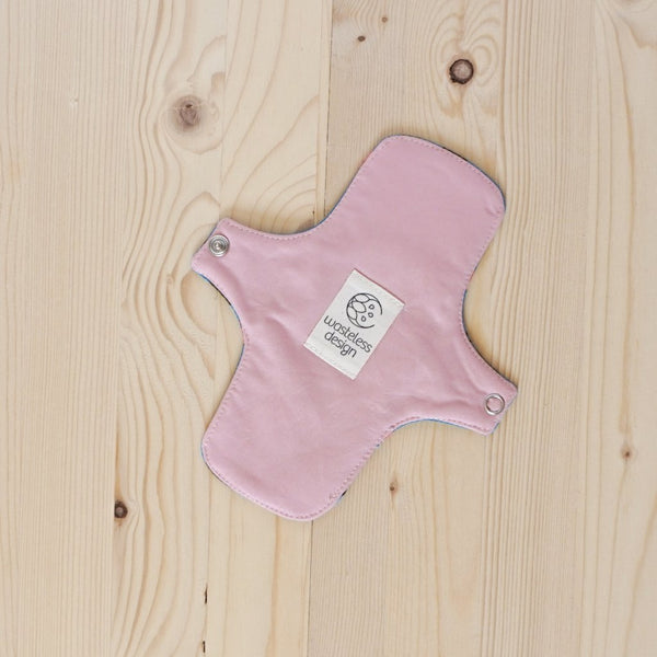 Reusable Period Pad made of organic cotton / Water Lilies - Yφασμάτινη σερβιέτα περιόδου από βιολογικό βαμβάκι / Water Lilies