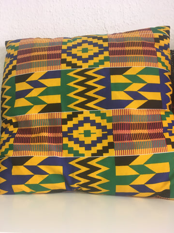 Upcycled Wax Cushion Cover (yellow) / Μαξιλαροθήκη από ανακυκλωμένο wax ( κίτρινο)